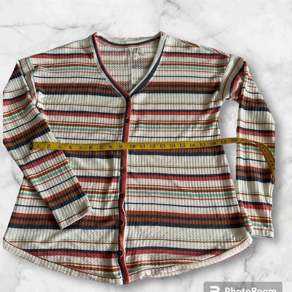 Mudd women sweater striped multicolor with long sleeves. - Picture 3 of 9